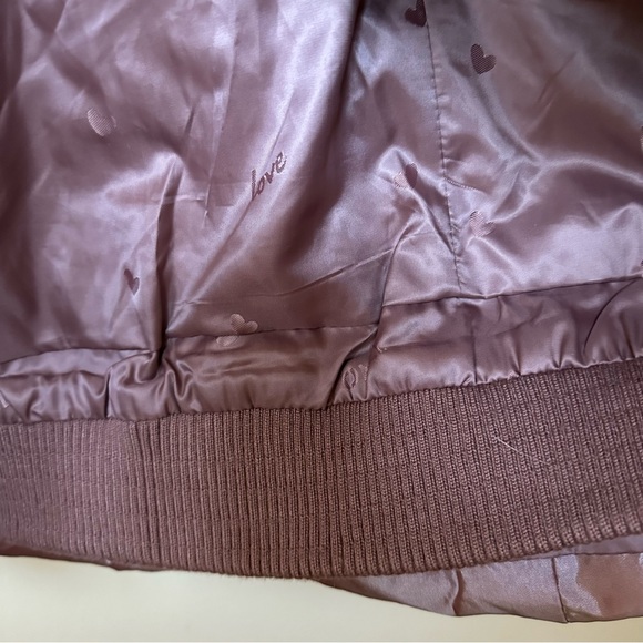 Only brand Love Collection Eisa Down Rose Gold Hooded Puffer Jacket Sz L - Picture 8 of 8